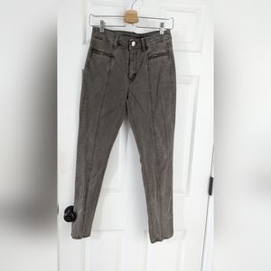 American Eagle skinny pants army green